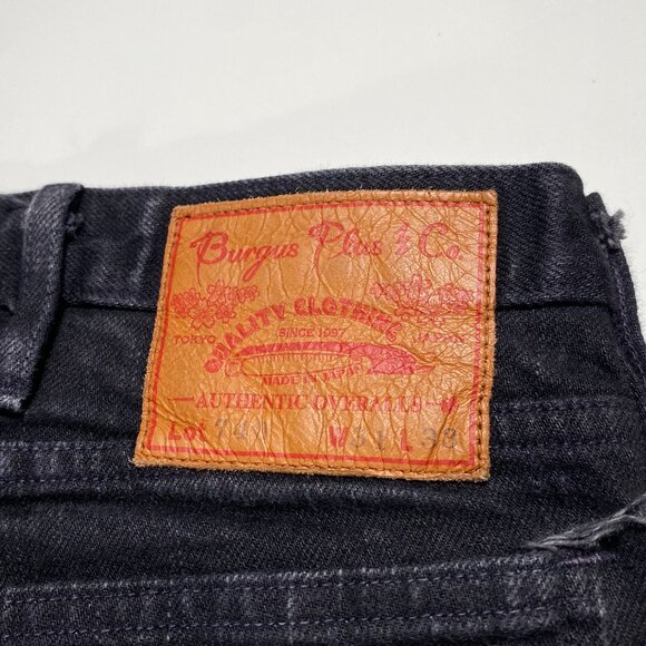 Burgus Plus Lot 740-ST Black Denim Size 31x28 - Picture 8 of 9